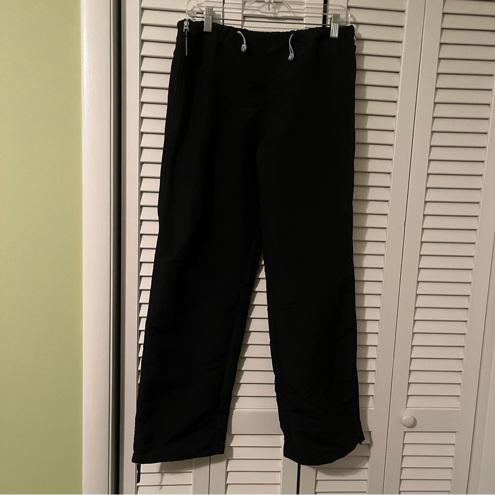 Nike Track Pants with Mesh and Zippered Sides Size Small